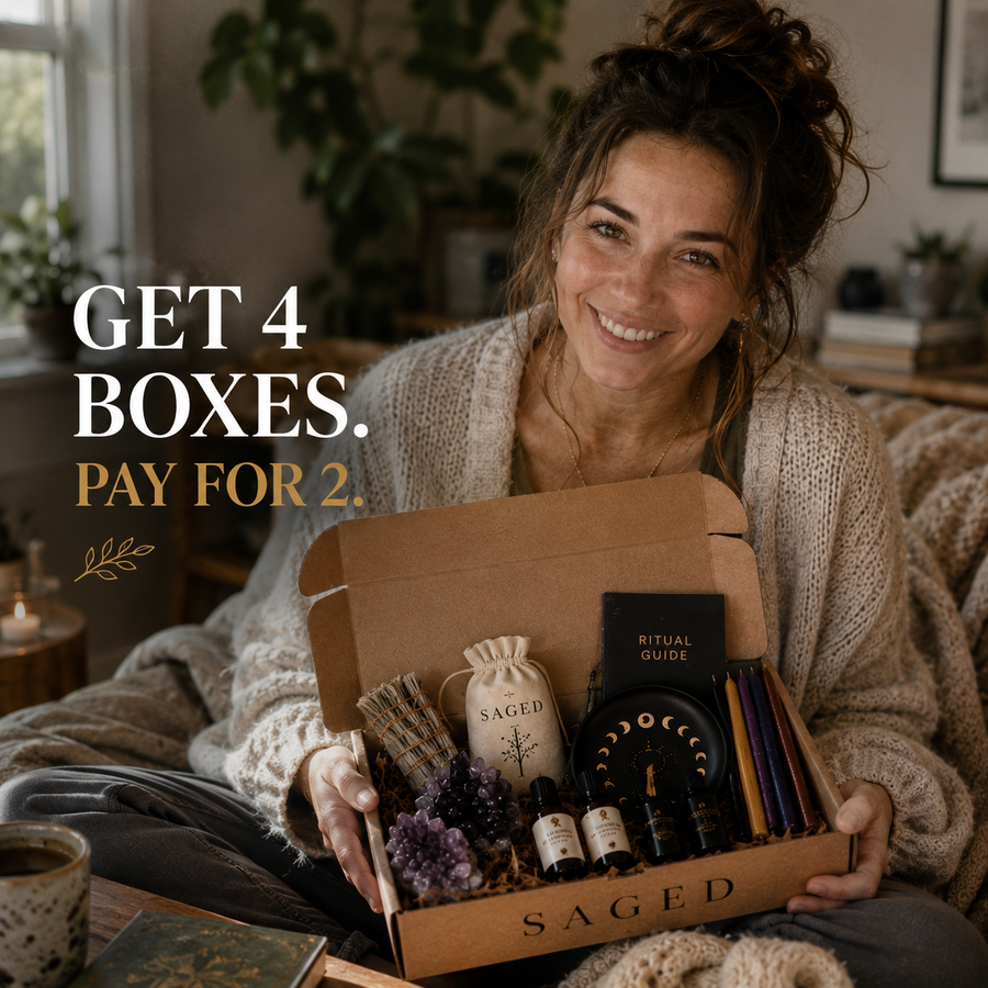 Sale Saged Ritual Box Bundle Sale price $269 00 $269.00 Regular price $378 00 $378.00 Save 29% $269.00/3
item